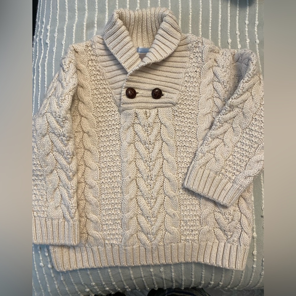 Cable knit sweater